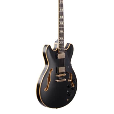 Ibanez John Scofield JSM20 Semihollow Guitar with Case Black Low Gloss image 8