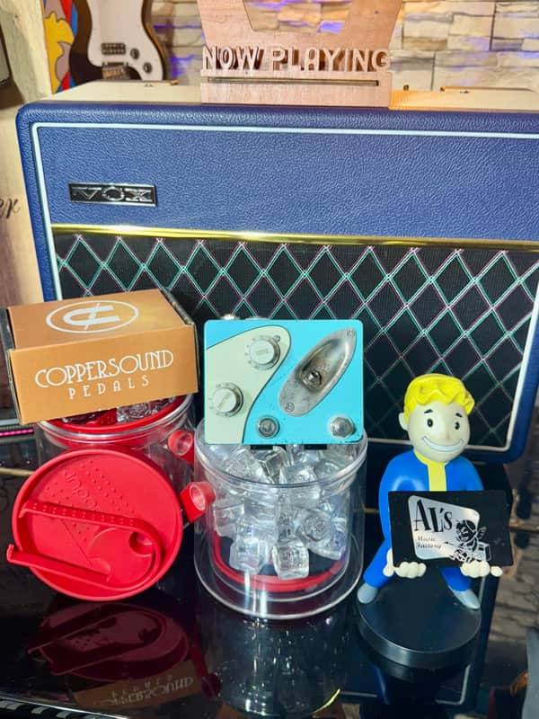Coppersound Pedals Strategy V1 Preamp / Overdrive Sonic Blue Relic image 1