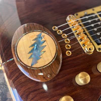 Phiga Guitars Jerry Garcia tribute lighting Bolt 2023 - Cocobolo with case! image 6