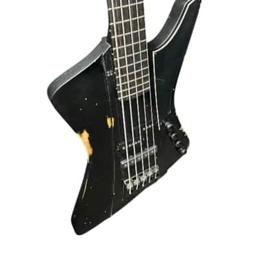 Sandberg "Forty Eight" Victor Brandt 5-String, Hardcore Aged Black w/ Ebony *8.5 Lbs., In Stock! image 5