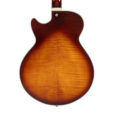 D'Angelico Premier SS Electric Guitar w/Gig Bag - Dark Iced Tea Burst - B-Stock image 7