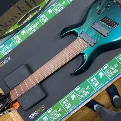 Harley Benton R-458FFB Roasted Multiscale Flip Flop Blue The