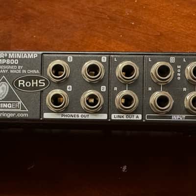 Behringer MiniAmp AMP800 4-Channel Stereo Headphone Amplifier 2001 - Present - Standard image 2