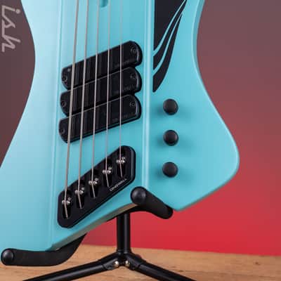 Dingwall D-Roc Standard 5-String Bass Matte Celestial Blue image 5