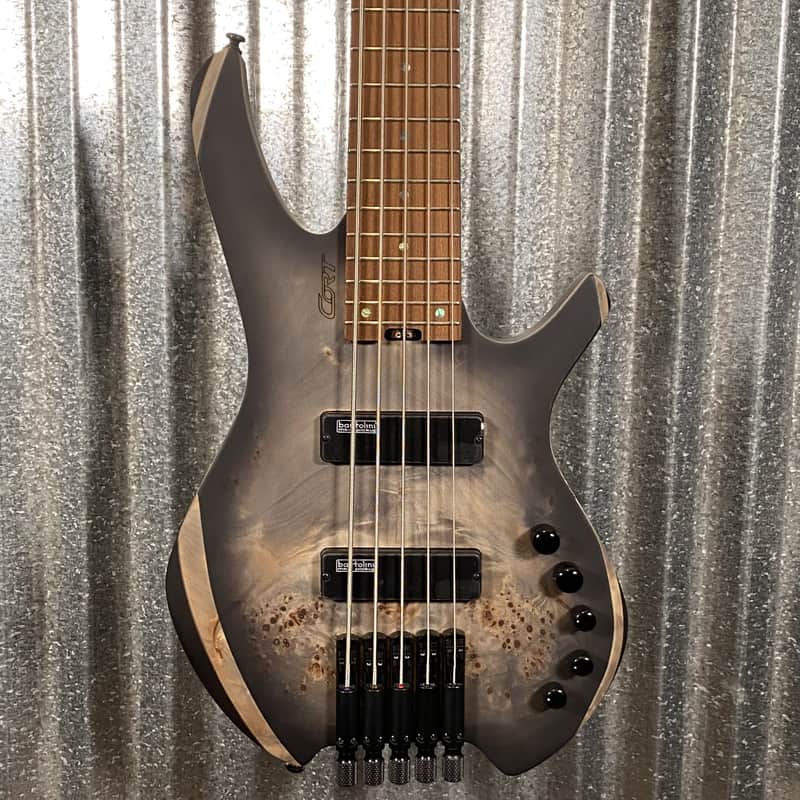Cort Artisan Series Space Headless 5 String Bass Star Dust Black SPACE5SDB & Bag #8576 image 1