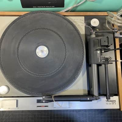 Thorens TD 125 MKII w/ ET Tonearm 2 Air Arm & Airtech Surge Tank Reservoir image 2
