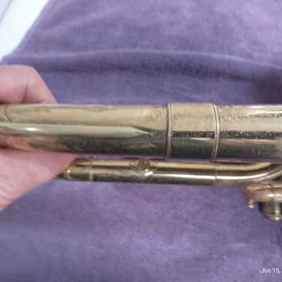 The Martin baritone horn 1940s-1960s - lacquered brass - for parts or repair image 10