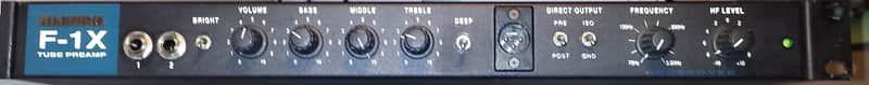 Alembic F-1x Bass tube pre-amp image 1