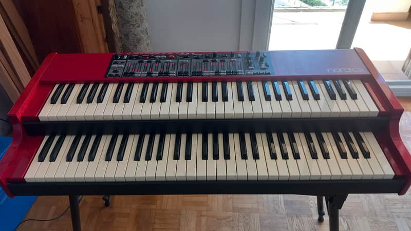 Nord C2 Dual 61-Key Manual Combo Organ 2009 - 2013 - Red image 1