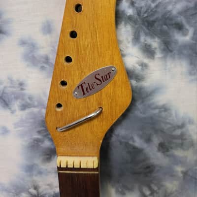 Vintage 1960's Tele-Star Kawai Made Japan Rosewood Electric Guitar Neck Luthier Parts image 4