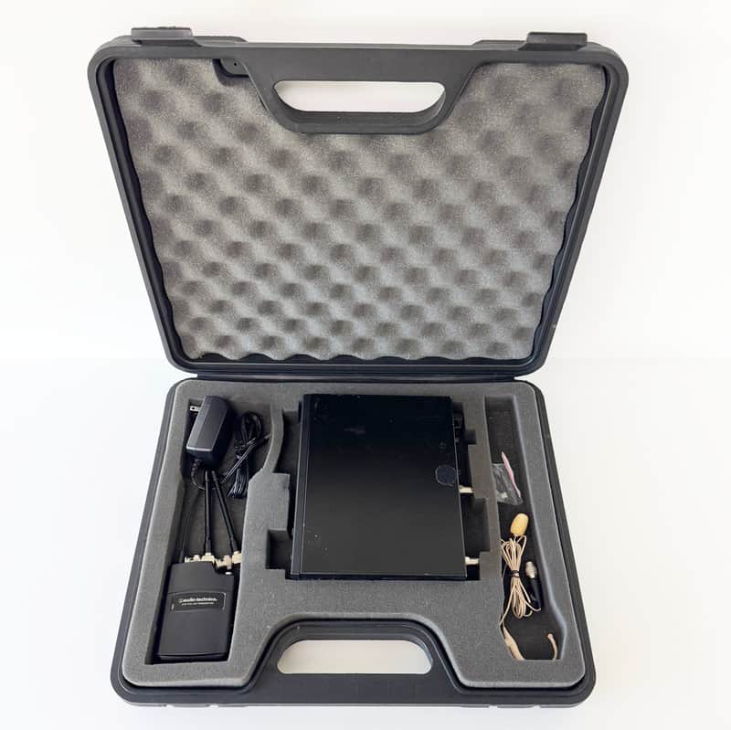 Audio-Technica ATW-R2100 Wireless System + BP892c Low Profile MicroSet Headworn Mic – Pro Theater/Stage Use image 1