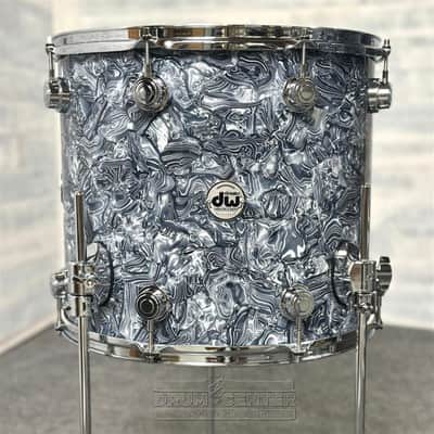 DW Collectors VLT 333 Maple 4pc Drum Set Grey Swirl image 4