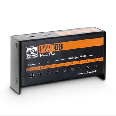 Palmer Universal Pedalboard Power Supply 8 Outputs 2 with Adjustable Voltage image 1
