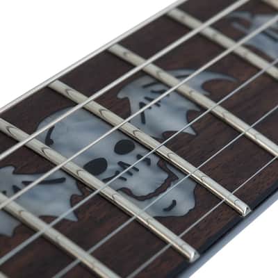 Schecter Synyster Standard Gloss Black with Silver Pin Stripes image 7