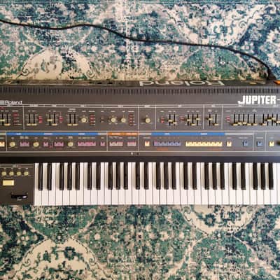 Roland Jupiter 6 61-Key Synthesizer 1983 - 1985 - Black Full Serviced