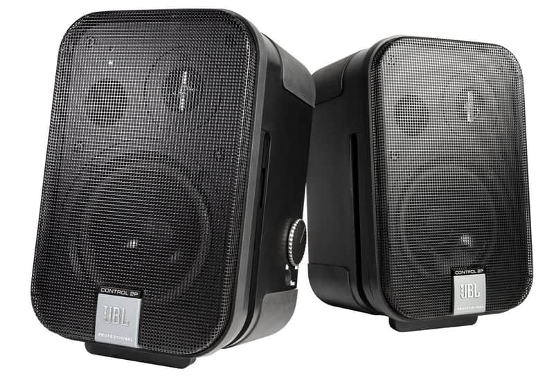 JBL Control 2P Compact 5.25" Powered 2-Way Studio Monitor Speaker (Pair) image 1
