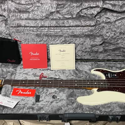 Fender AM Pro II Precision, Olympic White / Rosewood *IN STOCK* image 8