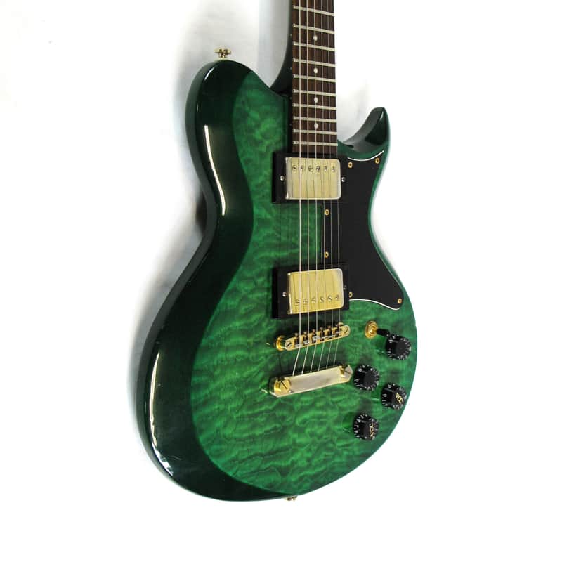 Washburn WI64DL Idol Electric Guitar - Transparent Green Burst