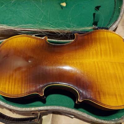 Lignatone Cremonensis sized 3/4 violin with case. Czechoslovakia. Very Good Cond image 9
