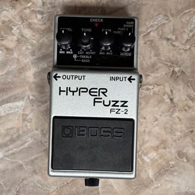 Boss FZ-2 Hyper Fuzz (Silver Label) Excellent - Dated October 1993 - Grey Silver Monochrome image 2