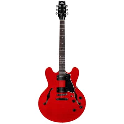 Heritage Standard H-535 Semi-Hollowbody Electric Guitar (with Case), Transparent Cherry image 3