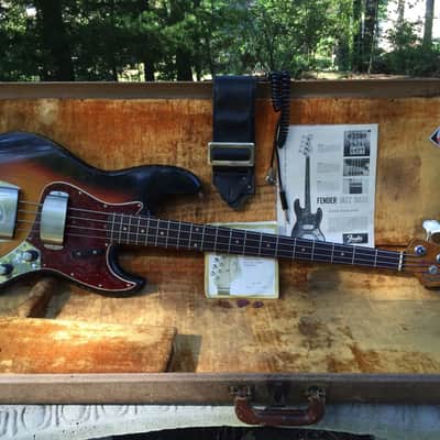 1964 Fender Jazz Bass black w/matching headstock and orig.black