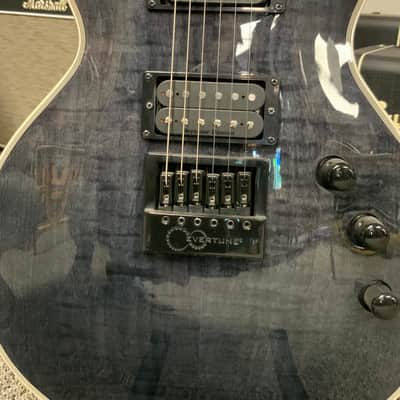 ESP LTD EC-1000 Evertune FM 2015 - Present - See Thru Black image 2