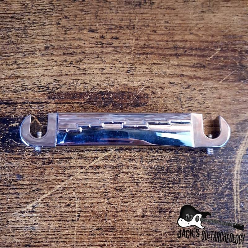 Gibson Custom Shop Wraparound Lightning Bolt Tailpiece (2020s - Nickel)