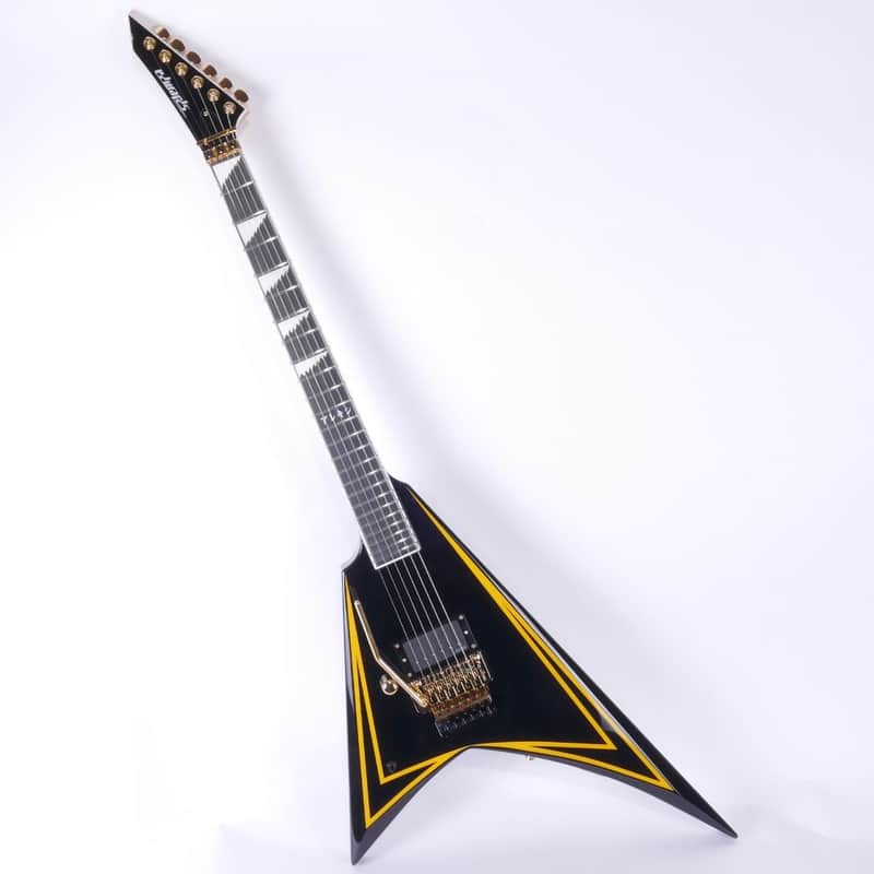 ESP Edwards E-AL-166 LH Katakana, Alexi Laiho Signature Black with