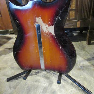 1964 Guild S-100 Polara  Kickstand Sunburst image 7