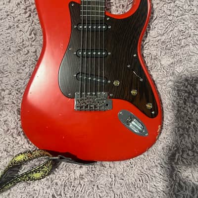 1979 Tokai Silver Star Strat Style Electric Guitar - Dakota Red - Warmoth Neck - SS Frets - P90 Pickups - Callaham Bridge/Saddles - Custom Wood Pickguard image 3