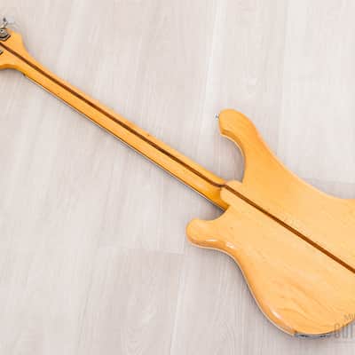 1979 Rickenbacker 4001 Vintage Neck Through Bass Mapleglo, 100% Original w/ Case image 13
