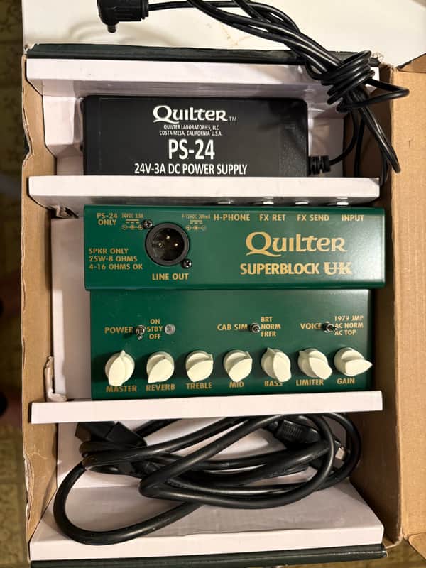 Quilter SuperBlock UK 25-Watt Pedalboard Guitar Amp 2021 - Black image 1