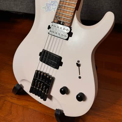 Harley Benton Dullahan-FT 24 progressive series shell pink satin image 2