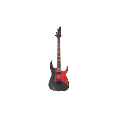 Ibanez RG Gio GRG131DX Electric Guitar, Bound Treated New Zealand Pine Fingerboard, Black Flat image 4