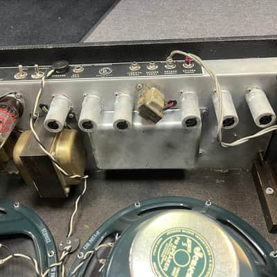 1966 Fender Twin Reverb 2-Channel 85-Watt 2x12" Guitar Combo Amp w/Flight Case image 8