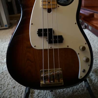 Ibanez Blazer Bass Series Custom Made 1982 Brown Sunburst image 4
