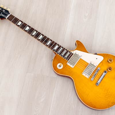 2013 Gibson Custom Shop Historic 1958 Les Paul Standard R8 Lemon Burst Flame Top w/ Case, CoA, Tags image 11