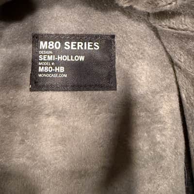 Mono M80-HB-BLK M80 Semi-Hollow Electric Guitar Hybrid Gig Bag 2010s - Black image 5