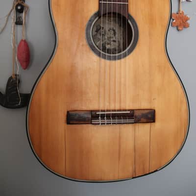 Vintage german classical guitar 75 years old image 1