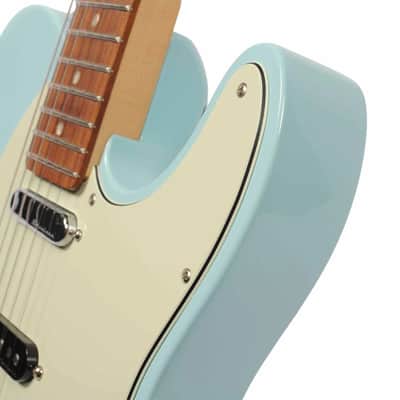 Fender 2021 Deluxe Nashville Telecaster Electric Guitar - Daphne Blue - Used image 5