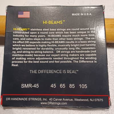 DR Hi-Beams  short scale bass strings 45-105 Free Shipping image 8