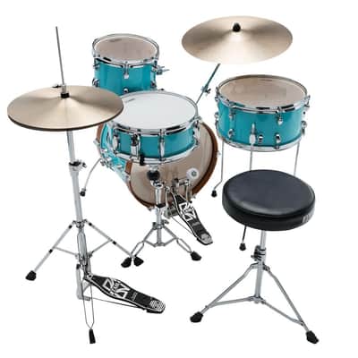 Tama Club-JAM 4-Piece Drum Shell Pack (Aqua Blue) image 3