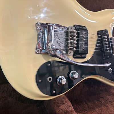 Mosrite EX-65 Excellent 65 Pearl White 1990's image 7