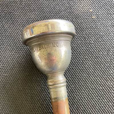 Older well worn Vincent Bach 12c tenor shank Trombone Mouthpiece image 1