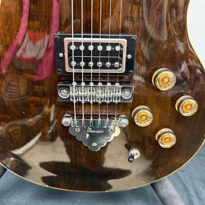 Vintage Ibanez CN100 Electric Guitar Made in Japan 1978 Manley Galaxy M43 Pickups Walnut image 9