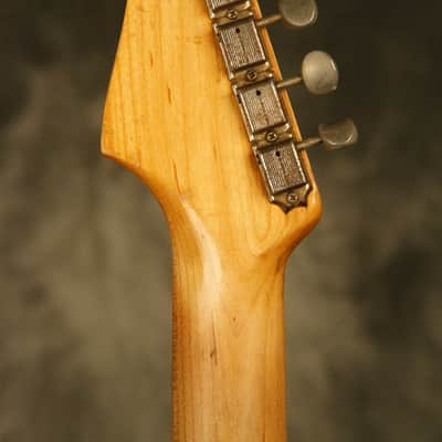 1964 pre-CBS Fender Stratocaster R&R Candy Apple Red '60s nitro factory refinish image 15