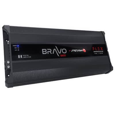 Stetsom BRAVO BASS Flex 8K Automatic Impedance System 0.5 to 1-Ohm Mono Class D Car Audio Amplifier image 5