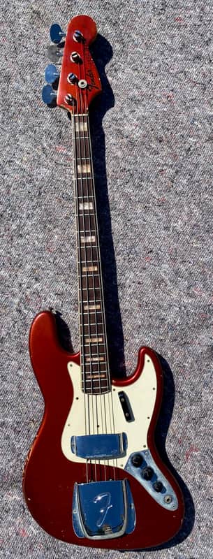 Fender Jazz Bass 1968 - Candy Apple Red - Custom Color - CAR image 1