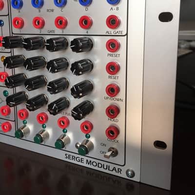 STS Serge Sequencer Shop Panel w/ PS2A Power Supply, 4.5" Chassis w/ Rack Ears and 10 Patch Cables image 8